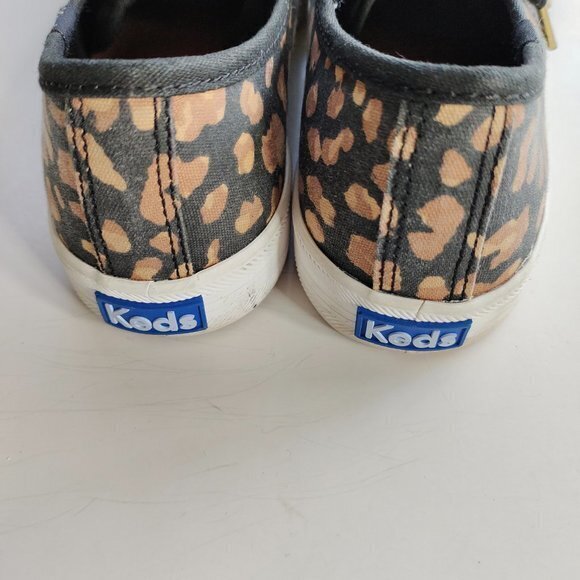Keds‎ Leopard Kickstart 50/50 Canvas Lace Sneakers Dream Foam Womens Size 7.5 M - Picture 8 of 11